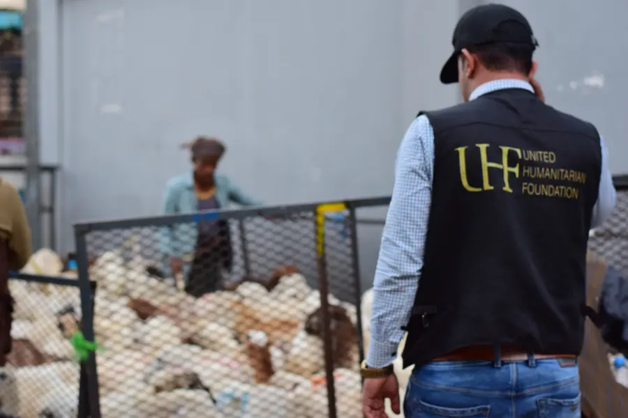 United Haidara Foundation distributes Eid Adhahi meat to families in need.